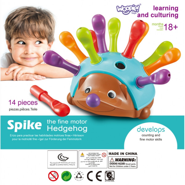 WOOPIE arkadinis žaidimas Ežiukas rūšiuotojas Montessori mokymosi numeriai ir spalvos 4in1 WOOPIE arkadinis žaidimas Ežiukas rūšiuotojas Montessori mokymosi numeriai ir spalvos 4in1