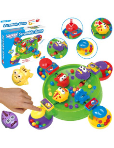 WOOPIE Аркадная настольная игра HUNGRY HAPPY FROG AND CROCODILES 3+