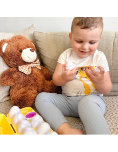 WOOPIE Montessori kiaušinių dėlionės - rungtynės formų ir spalvų 2