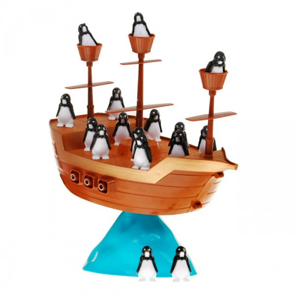 WOOPIE arkadinis žaidimas piratų pingvinas laivas WOOPIE arkadinis žaidimas piratų pingvinas laivas