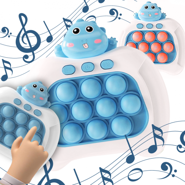 WOOPIE žaidimas POP IT elektrinis antistresinis arkadinis dinozauras mėlynas WOOPIE žaidimas POP IT elektrinis antistresinis arkadinis dinozauras mėlynas