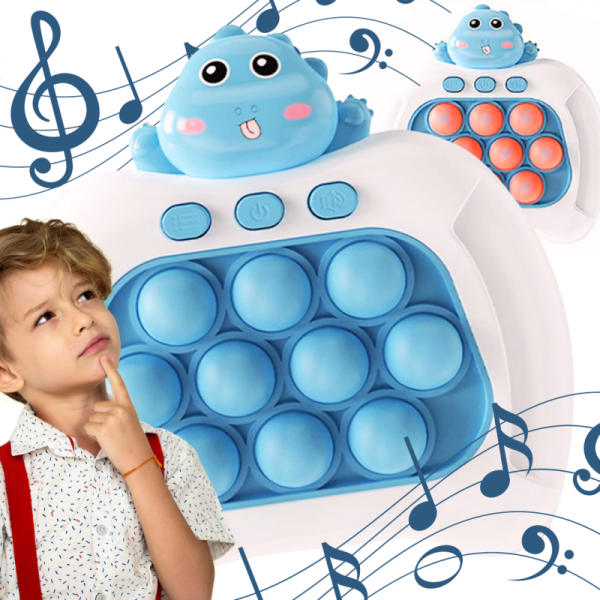 WOOPIE žaidimas POP IT elektrinis antistresinis arkadinis dinozauras mėlynas WOOPIE žaidimas POP IT elektrinis antistresinis arkadinis dinozauras mėlynas