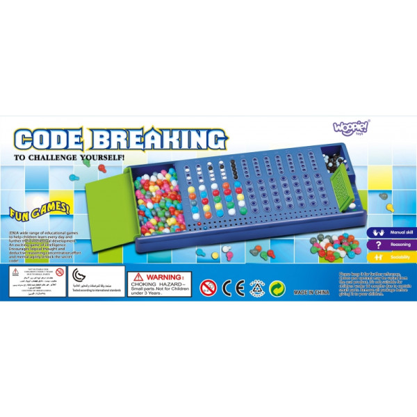 WOOPIE Code Breaker Puzzle Game Blue