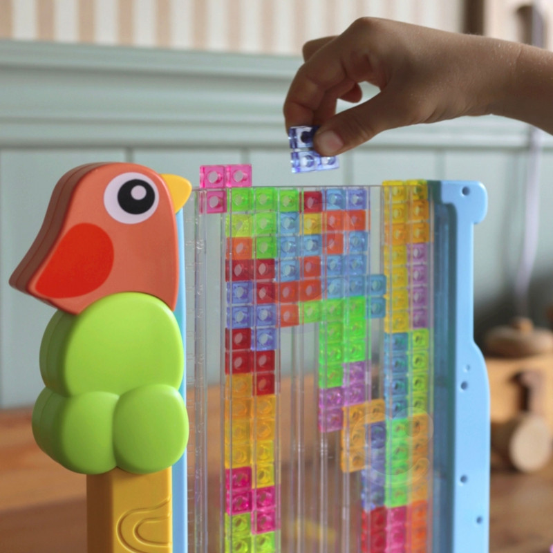 WOOPIE Tetris mokomasis žaidimas spalvingi blokai