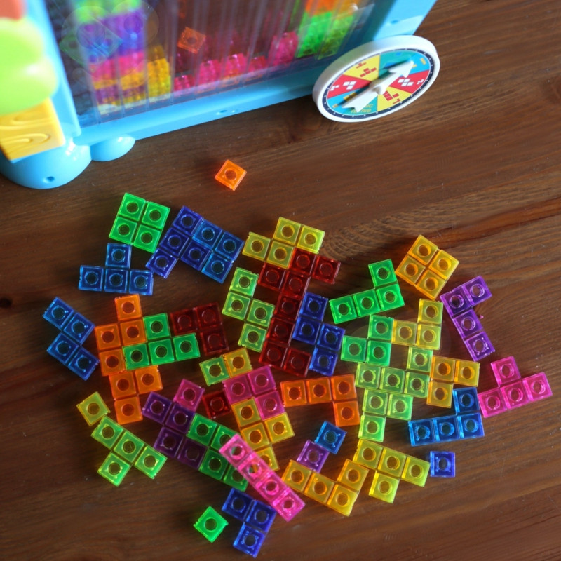 WOOPIE Tetris mokomasis žaidimas spalvingi blokai