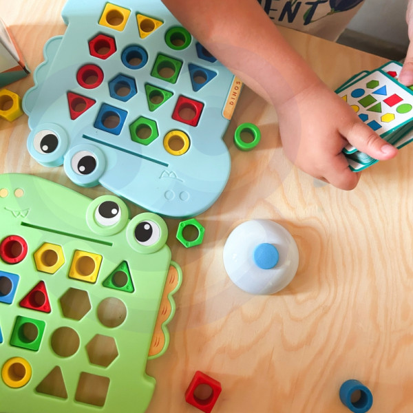 WOOPIE Montessori dinozaurų dėlionė rungtynės formos arkadinis žaidimas