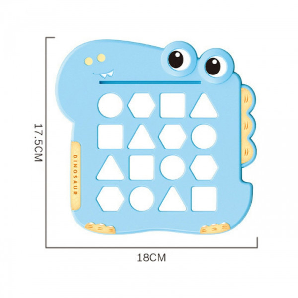 WOOPIE Montessori dinozaurų dėlionė rungtynės formos arkadinis žaidimas