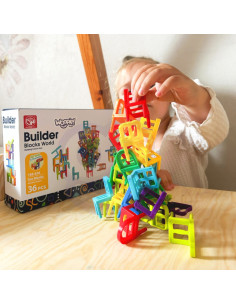 WOOPIE Аркадная игра-головоломка Балансирующие стулья 36 шт. 2