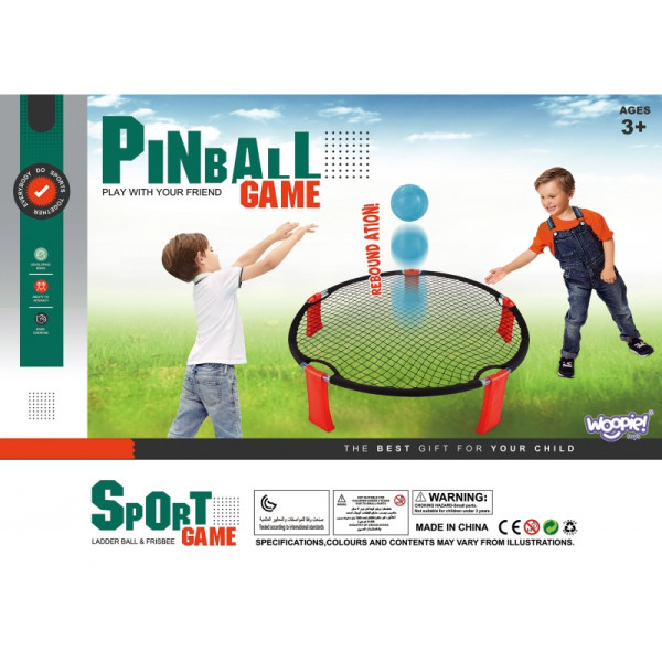 WOOPIE Smash Ball Arcade žaidimas batutas 2 kamuoliukų siurblys