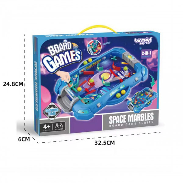 WOOPIE Arcade Flipper žaidimas "Space Gameplay" 2in1 WOOPIE Arcade Flipper žaidimas "Space Gameplay" 2in1