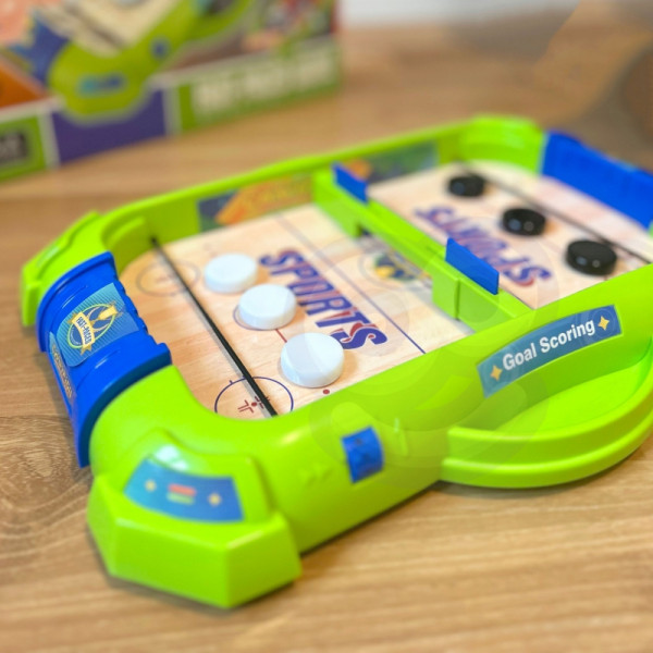 WOOPIE arkadinis žaidimas 2in1 mini ledo ritulio lenktynės WOOPIE arkadinis žaidimas 2in1 mini ledo ritulio lenktynės