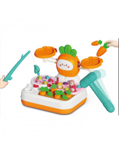 WOOPIE MONTESSORI Žaidimas 4in1 "Cute Carrot Shape" 2