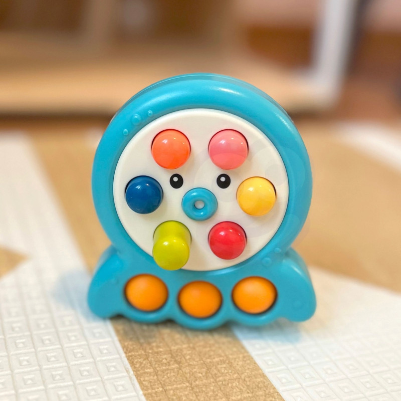 WOOPIE arkadinis žaidimas Mole Hammer String Octopus Green 2in1