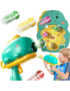 WOOPIE smiginio žaidimas pistoletas dinozaurų kamuoliukai Velcro tikslas šaudymo taškai
