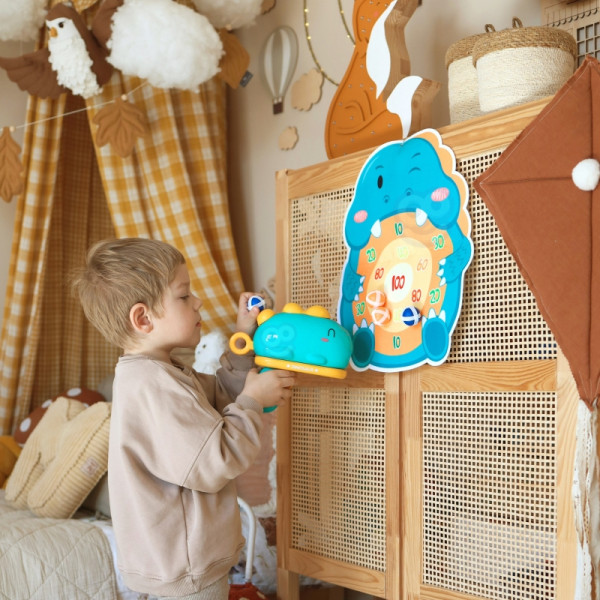 WOOPIE smiginio žaidimas pistoletas dinozaurų kamuoliukai Velcro tikslas šaudymo taškai WOOPIE smiginio žaidimas pistoletas dinozaurų kamuoliukai Velcro tikslas šaudymo taškai