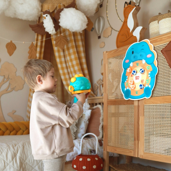 WOOPIE smiginio žaidimas pistoletas dinozaurų kamuoliukai Velcro tikslas šaudymo taškai WOOPIE smiginio žaidimas pistoletas dinozaurų kamuoliukai Velcro tikslas šaudymo taškai