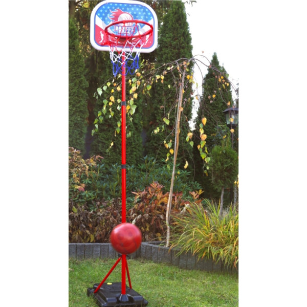 WOOPIE laisvai pastatomas krepšinio rinkinys, reguliuojamas aukštis 90-170cm + kamuolys WOOPIE laisvai pastatomas krepšinio rinkinys, reguliuojamas aukštis 90-170cm + kamuolys