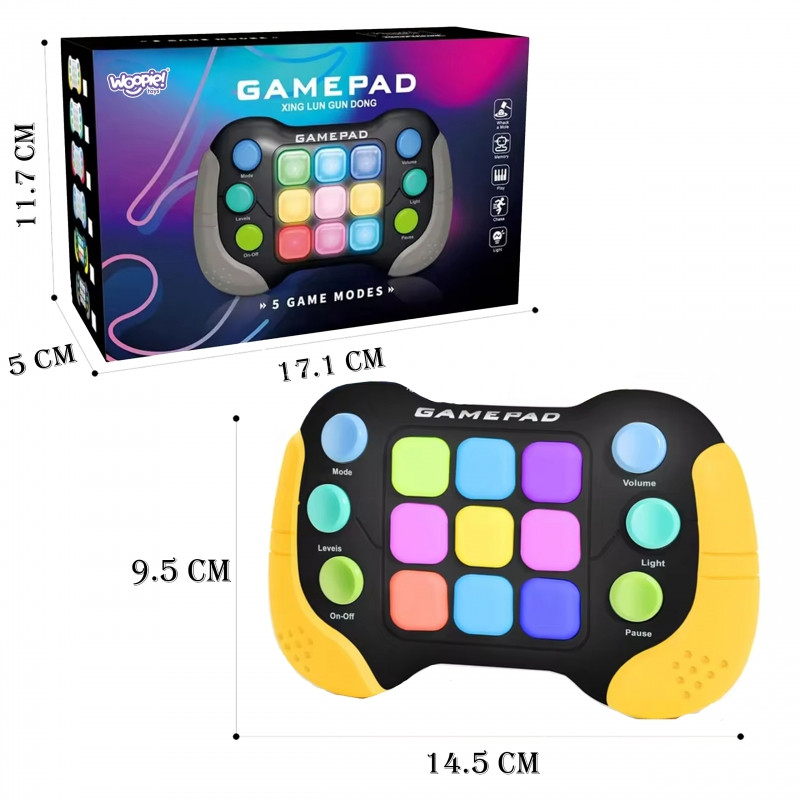 WOOPIE elektroninis arkadinis žaidimas Pop-It Fidget žaislų žaidimų pultas