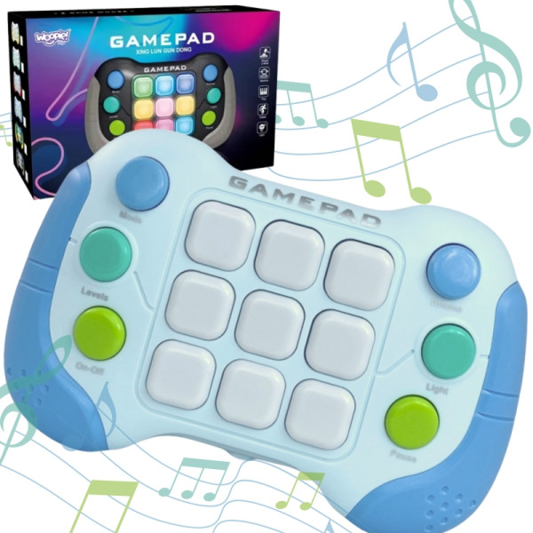 WOOPIE elektroninis arkadinis žaidimas "Pop-It Fidget" žaislinis žaidimų pultas mėlynas WOOPIE elektroninis arkadinis žaidimas "Pop-It Fidget" žaislinis žaidimų pultas mėlynas