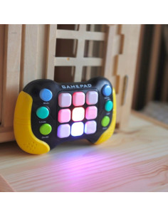 WOOPIE elektroninis arkadinis žaidimas "Pop-It Fidget" žaislinis žaidimų pultas mėlynas 2