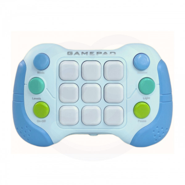 WOOPIE elektroninis arkadinis žaidimas "Pop-It Fidget" žaislinis žaidimų pultas mėlynas WOOPIE elektroninis arkadinis žaidimas "Pop-It Fidget" žaislinis žaidimų pultas mėlynas