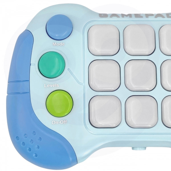 WOOPIE elektroninis arkadinis žaidimas "Pop-It Fidget" žaislinis žaidimų pultas mėlynas WOOPIE elektroninis arkadinis žaidimas "Pop-It Fidget" žaislinis žaidimų pultas mėlynas