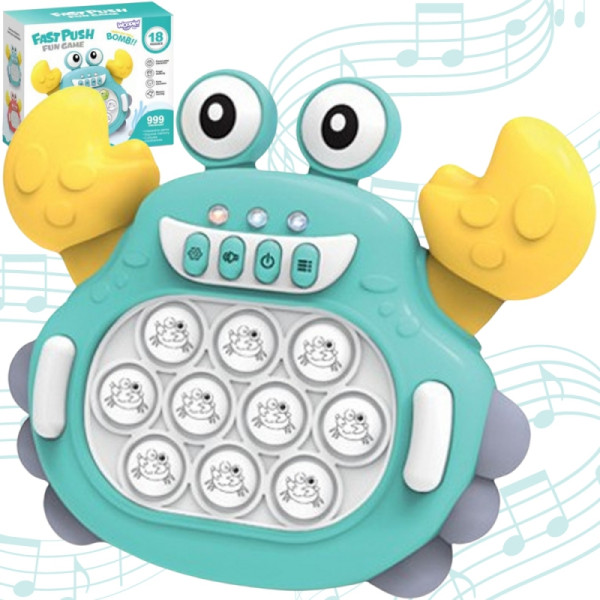 WOOPIE POP IT žaidimas Elektroninis streso mažinimas Arcade krabų žalia WOOPIE POP IT žaidimas Elektroninis streso mažinimas Arcade krabų žalia