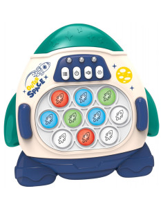 WOOPIE POP IT žaidimas Elektroninis streso mažinimas Arcade Rocket mėlyna 2