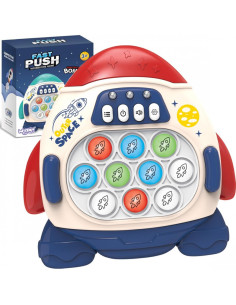 WOOPIE POP IT žaidimas Elektroninis streso mažinimas Arcade Rocket raudona