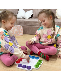 WOOPIE IQ Brain Training Strategy Logic Game Wheel and Cross 36 el. 2