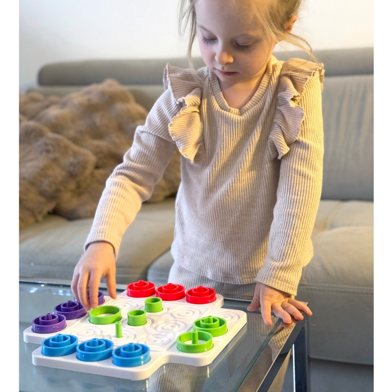 WOOPIE IQ Brain Training Strategy Logic Game Wheel and Cross 36 el.