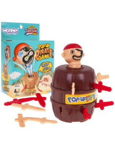WOOPIE arkadinis žaidimas Crazy Pop-Up piratas statinėje