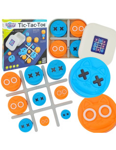 WOOPIE IQ dėlionės žaidimas Nešiojamas Tic Tac Toe Kitty dėžutėje