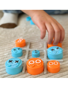 WOOPIE IQ dėlionės žaidimas Nešiojamas Tic Tac Toe Kitty dėžutėje 2
