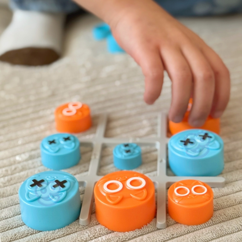 WOOPIE IQ dėlionės žaidimas Nešiojamas Tic Tac Toe Kitty dėžutėje