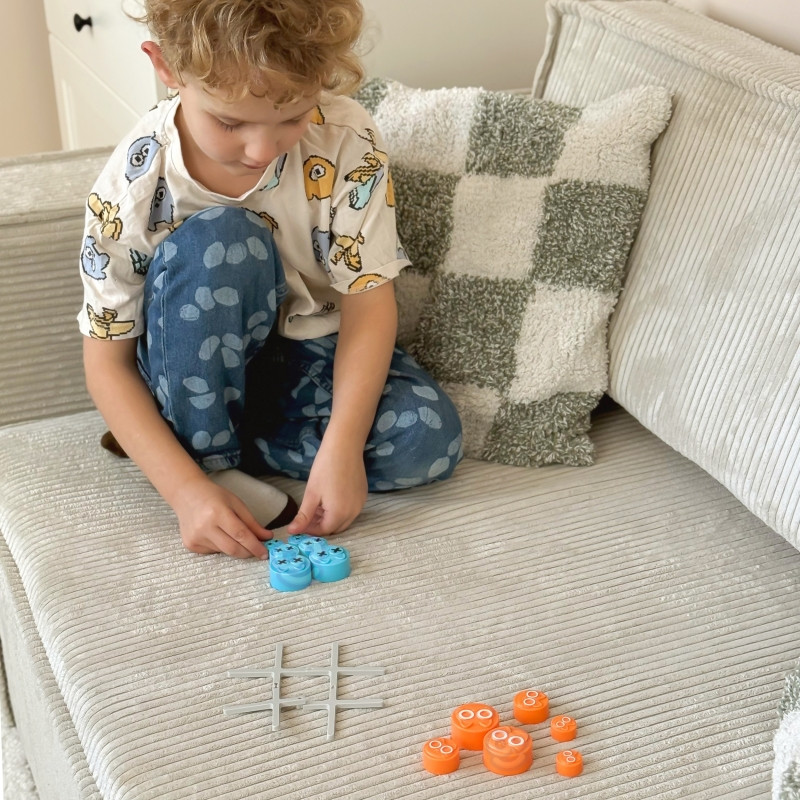 WOOPIE IQ dėlionės žaidimas Nešiojamas Tic Tac Toe Kitty dėžutėje