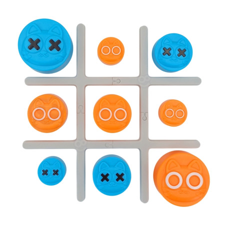WOOPIE IQ dėlionės žaidimas Nešiojamas Tic Tac Toe Kitty dėžutėje WOOPIE IQ dėlionės žaidimas Nešiojamas Tic Tac Toe Kitty dėžutėje