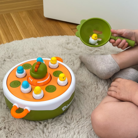 WOOPIE arkadinis žaidimas dinozaurų žvejyba 4in1 katapulta WOOPIE arkadinis žaidimas dinozaurų žvejyba 4in1 katapulta