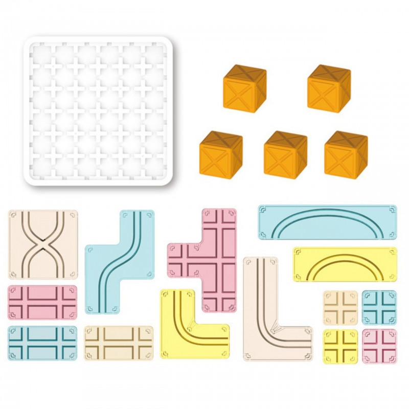 WOOPIE Gra Planszowa Logiczna Kreatywna Układanka Przestrzenna