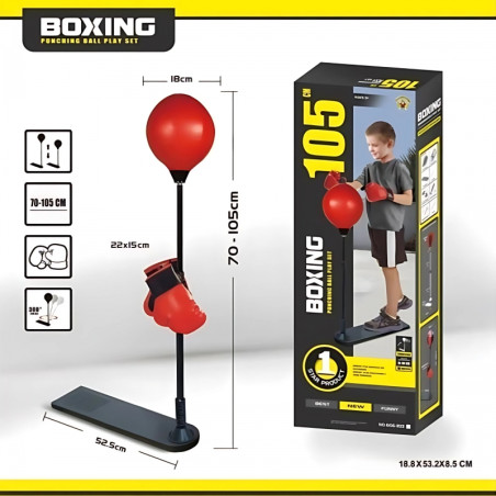 WOOPIE bokso rinkinys Stovinti kriaušė reguliuojama 70-105 cm WOOPIE bokso rinkinys Stovinti kriaušė reguliuojama 70-105 cm
