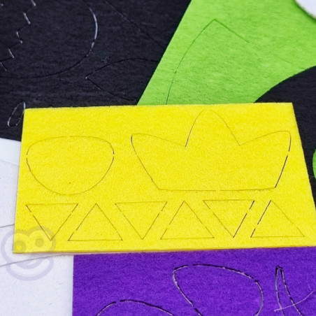 WOOPIE ART&FUN Creative Kit Veltinio kaukės Do It Yourself 4 vnt.