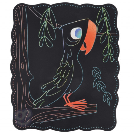 WOOPIE ART&FUN Набор для творчества скретч-картинками для детей 7 предметов.