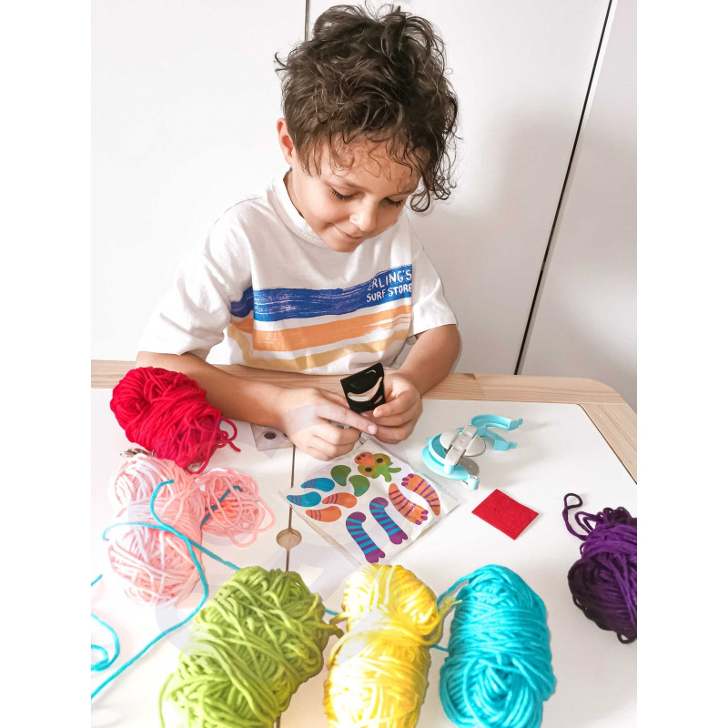 WOOPIE ART&FUN Sukurkite Monster Pom Monster kūrybinį rinkinį