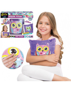 WOOPIE ART&FUN kūrybinis rinkinys pagalvė pelėdų dekoravimui