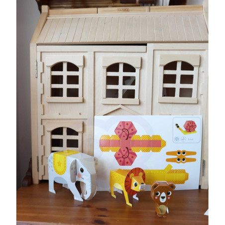 WOOPIE ART & FUN Origami 3D "pasidaryk pats" kūrybinis rinkinys 10 naminių gyvūnėlių WOOPIE ART & FUN Origami 3D "pasidaryk pats" kūrybinis rinkinys 10 naminių gyvūnėlių