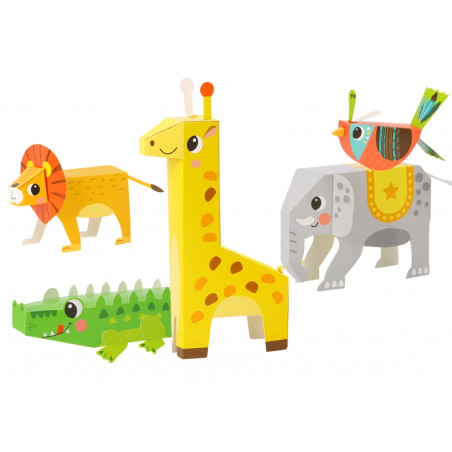 WOOPIE ART & FUN Origami 3D "pasidaryk pats" kūrybinis rinkinys 10 naminių gyvūnėlių WOOPIE ART & FUN Origami 3D "pasidaryk pats" kūrybinis rinkinys 10 naminių gyvūnėlių