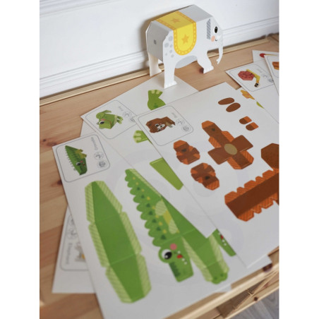 WOOPIE ART&FUN DIY 3D Origami Creative Kit 10 Animals