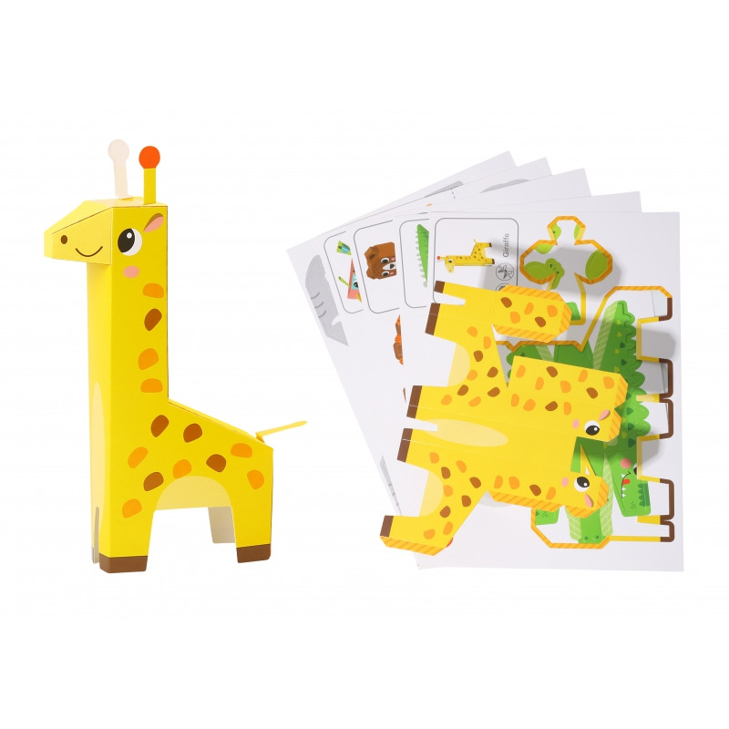 WOOPIE ART&FUN Набор для творчества «Сделай сам» 3D-оригами: 10 животных