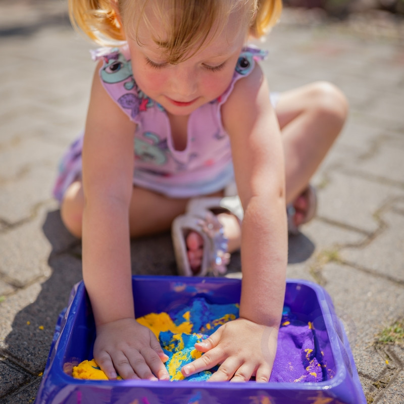 WOOPIE Kinetinio smėlio komplektas su formelėmis