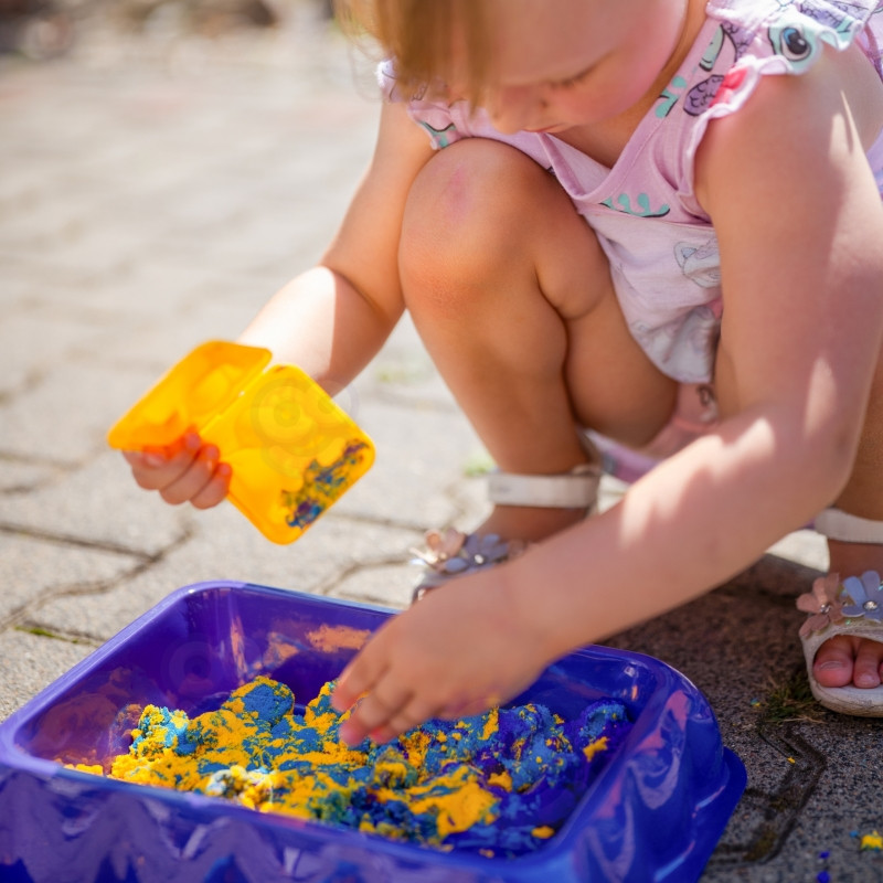 WOOPIE Kinetinio smėlio komplektas su formelėmis